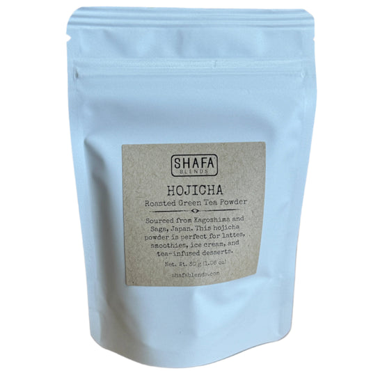 Hojicha Matcha Powder, In Bag, Front Side