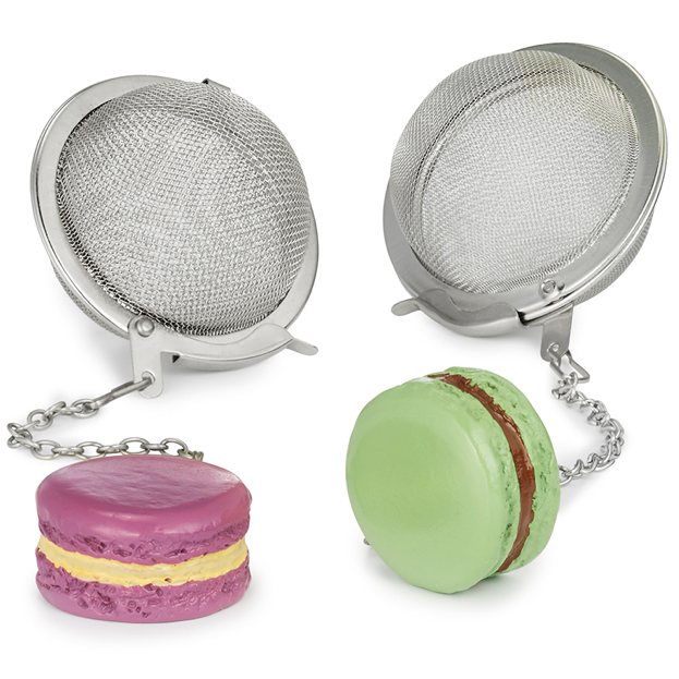 Tea Ball Infuser with Macaron Charm