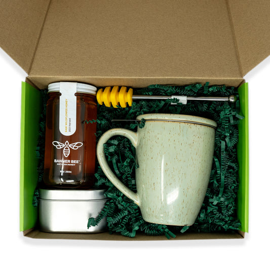 Infuser Mug, Tea and Honey Gift Box